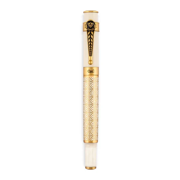 AUTOGRAPH ROLLER BALL PEN - IVORY DIAMOND PEN